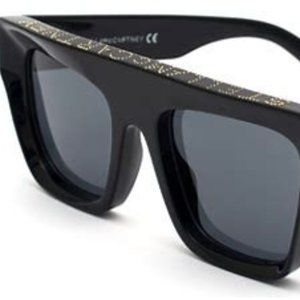 Stella McCartney Tortoise Resin SC400061 Square Sunglasses